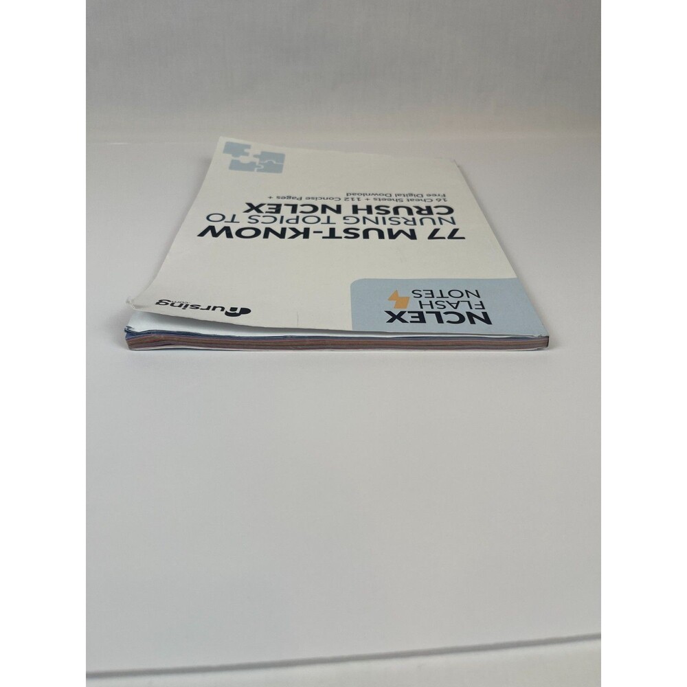 NCLEX Flash Notes: 77 Essential Nursing Topics for NCLEX Success Study Guide - Picture 10 of 16